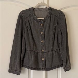 Women's Gray Denim Jacket